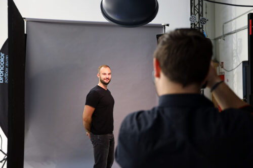 Mischa Janiec und Crew - Portraitshooting